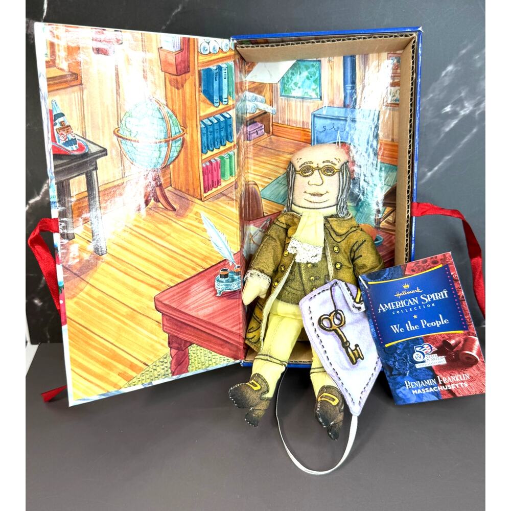 2000 Hallmark American Spirit Collection Benjamin Franklin Massachusetts Qtr